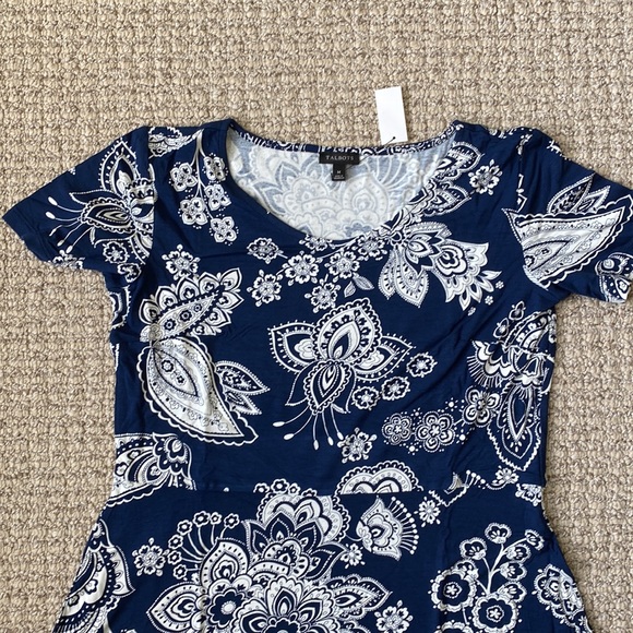 Talbots Short Sleeve Maxi Dress - Picture 3 of 7